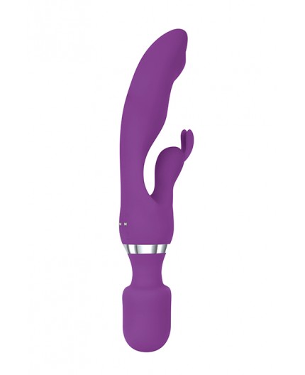 Sexy Shop Online I Trasgressivi - Massaggiatore Magic Wand - G Motion Rabbit Wand Purple - Adam & Eve