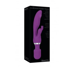 Sexy Shop Online I Trasgressivi - Massaggiatore Magic Wand - G Motion Rabbit Wand Purple - Adam & Eve