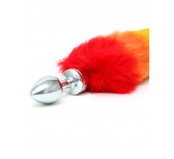 Sexy Shop Online I Trasgressivi - Plug Con Coda - Butt Plug Small With Rainbow Tail - Rimba