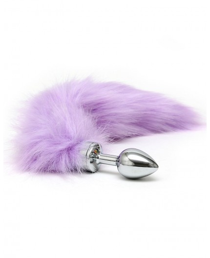 Sexy Shop Online I Trasgressivi - Plug Con Coda - Butt Plug Small With Lilac Tail - Rimba