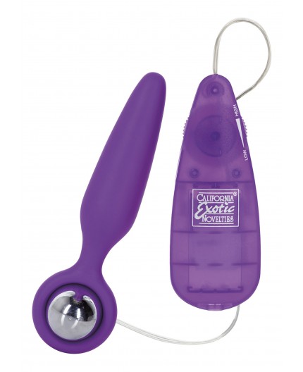 Sexy Shop Online I Trasgressivi - Plug Anale Vibrante - Booty Call Booty Glider Purple - California Exotic Novelties