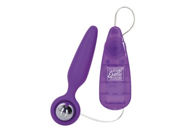 Plug Anale Vibrante - Booty Call Booty Glider Purple - California Exotic Novelties