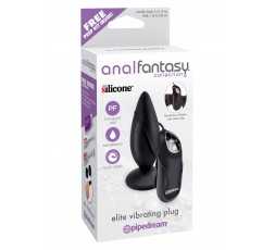 Sexy Shop Online I Trasgressivi - Plug Anale Vibrante - Elite Vibrating Plug Black - Pipedream