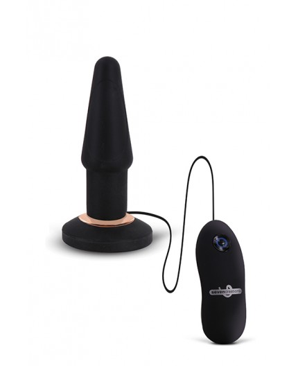Sexy Shop Online I Trasgressivi - Plug Anale Vibrante - Apex Butt Plug Large Black - Seven Creations