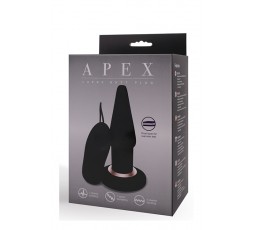 Sexy Shop Online I Trasgressivi - Plug Anale Vibrante - Apex Butt Plug Large Black - Seven Creations