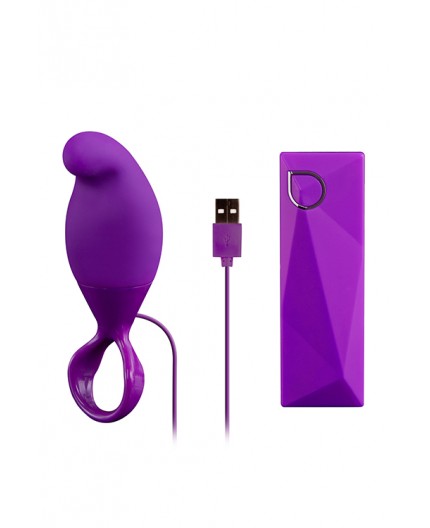 Sexy Shop Online I Trasgressivi - Plug Anale Vibrante - Abia Eos Purple - Abia