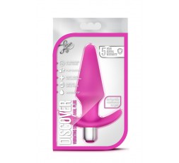 Sexy Shop Online I Trasgressivi - Plug Anale Vibrante - Luxe Discover Fucsia - Blush Novelties