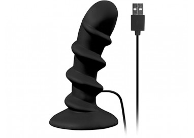 Plug Anale Vibrante - Shove Up 5 Inch Vibrating Butt Plug Black - NMC