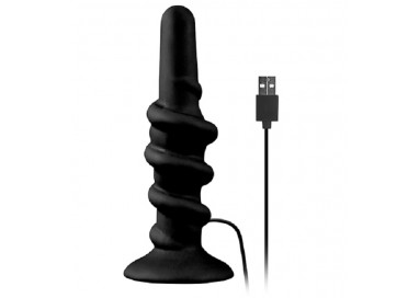 Plug Anale Vibrante - Shove Up 6 Inch Vibrating Butt Plug Black - NMC