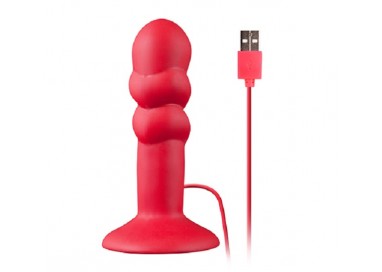 Plug Anale Vibrante - Shove Up 6 Inch Vibrating Butt Plug Red - NMC