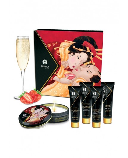 Sexy Shop Online I Trasgressivi - Kit e Set - Geisha's Secrets Set Strawberry - Shunga