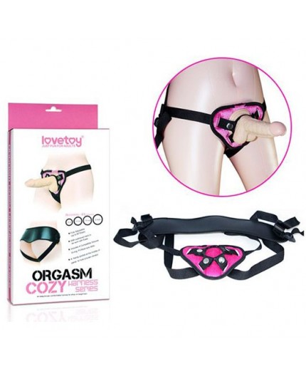 Sexy Shop Online I Trasgressivi - StrapOn Donna - Imbracatura StrapOn Orgasm Cozy Rosa - LoveToy