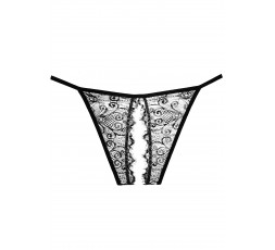 Sexy Shop Online I Trasgressivi - Sexy Lingerie - Crotchless Enchanted Panty Black - Allure