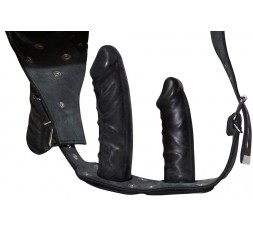 Sexy Shop Online I Trasgressivi - StrapOn Donna - Cintura 3 Dildo Leather String - Zado