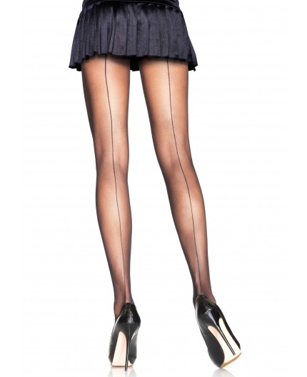 Sexy Shop Online I Trasgressivi - Calze & Collant - Backseam Sheer Pantyhose Black - Leg Avenue