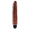 Sexy Shop Online I Trasgressivi - Fallo Realistico XXL Vibrante - King Cock 10 Inch Vibrating Stiffy Brown - Pipedream