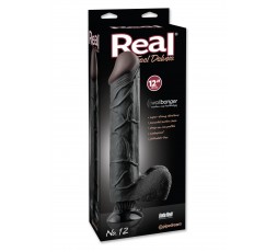 Sexy Shop Online I Trasgressivi - Fallo Realistico XXL Vibrante - Real Feel Deluxe 12 Black - Pipedream