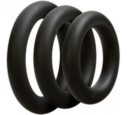 Sexy Shop Online I Trasgressivi - Kit e Set - Optimale 3 C Ring Set Thick Black - Doc Johnson