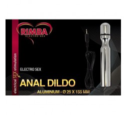 Sexy Shop Online I Trasgressivi Electro Sex Dildo Anale In Metallo 16,00 Cm Bi Polar - Rimba