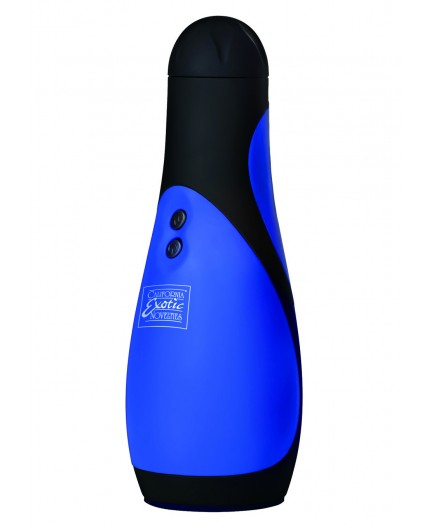 Sexy Shop Online I Trasgressivi - Masturbatore Vibrante Design - Power Stroker Blue - California Exotic Novelties