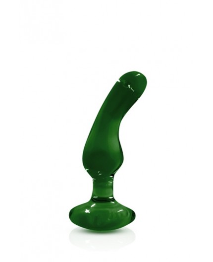 Sexy Shop Online I Trasgressivi - Plug Anale In Vetro - Crystal Angled Verde - NS Novelties