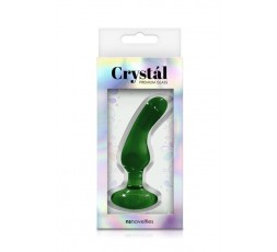 Sexy Shop Online I Trasgressivi - Plug Anale In Vetro - Crystal Angled Verde - NS Novelties