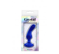 Sexy Shop Online I Trasgressivi - Plug Anale In Vetro - Crystal Angled Blu - NS Novelties