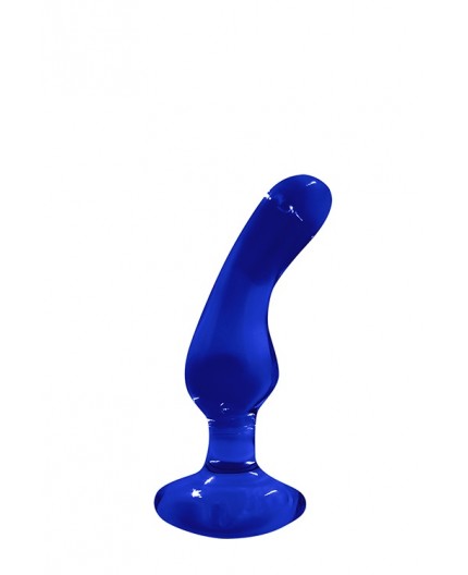 Sexy Shop Online I Trasgressivi - Plug Anale In Vetro - Crystal Angled Blu - NS Novelties