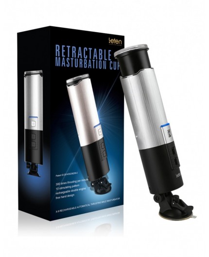 Sexy Shop Online I Trasgressivi - Masturbatore Vibrante Design - Leten X 9 Retractable Super Masturbator - Leten