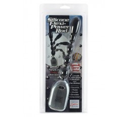 Sexy Shop Online I Trasgressivi - Palline Anali Vibranti - Silicone Flexi Power Rod Black - California Exotic Novelties