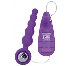 Sexy Shop Online I Trasgressivi - Palline Anali Vibranti - Booty Call Booty Shaker Viola - California Exotic Novelties