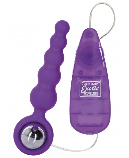 Sexy Shop Online I Trasgressivi - Palline Anali Vibranti - Booty Call Booty Shaker Viola - California Exotic Novelties