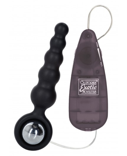 Sexy Shop Online I Trasgressivi - Palline Anali Vibranti - Booty Call Booty Shaker Nere - California Exotic Novelties