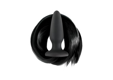 Plug Con Coda - Filly Tails Black - NS Novelties