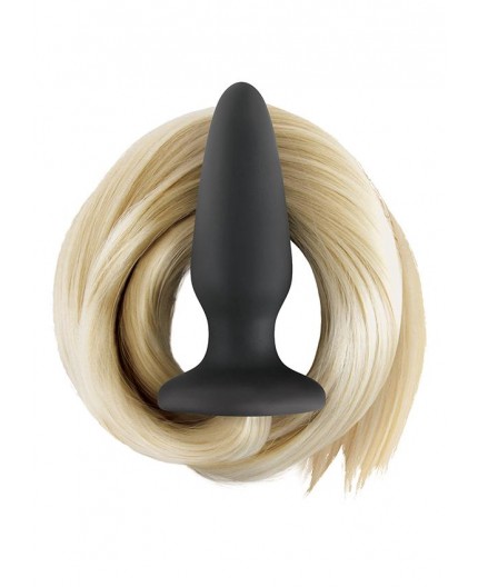 Sexy Shop Online I Trasgressivi - Plug con coda - Filly Tails Yellow - NS Novelties