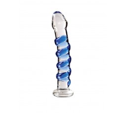 Sexy Shop Online I Trasgressivi - Fallo Realistico Dildo In Vetro - Icicles Hand Blown Glass Massager Blue - Pipedream