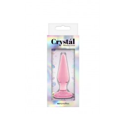 Sexy Shop Online I Trasgressivi - Plug Anale In Vetro - Crystal Tapered Glass Plug Small Pink - NS Novelties