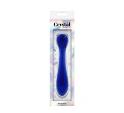 Sexy Shop Online I Trasgressivi - Massaggiatore Magic Wand - Crystal Glass Pleasure Wand Blue - NS Novelties