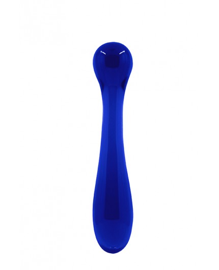 Sexy Shop Online I Trasgressivi - Massaggiatore Magic Wand - Crystal Glass Pleasure Wand Blue - NS Novelties