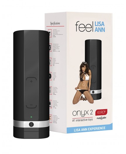 Sexy Shop Online I Trasgressivi - Masturbatore Vibrante Design - Onyx 2 Male Masturbator Lisa Ann - Kiiroo Sexy Shop Online I Trasgressivi - Masturbatore Vibrante Design - Onyx 2 Male Masturbator Lisa Ann - Kiiroo