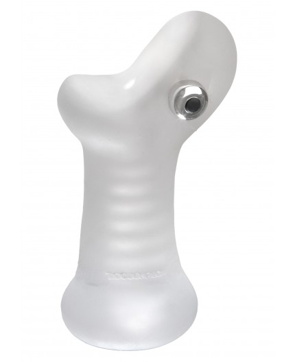 Sexy Shop Online I Trasgressivi - Masturbatore Vibrante Design - Vibrating Stroker N.2 Transparent - Doc Johnson