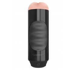 Sexy Shop Online I Trasgressivi - Masturbatore Ano Vibrante - Mega Grip Ass Stroker Black - Pipedream