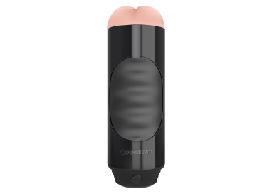 Masturbatore Ano Vibrante - Mega Grip Ass Stroker Black - Pipedream