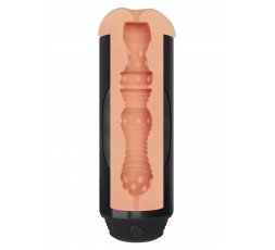 Sexy Shop Online I Trasgressivi - Masturbatore Ano Vibrante - Mega Grip Ass Stroker Black - Pipedream