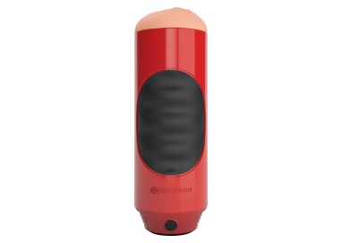 Masturbatore Bocca Vibrante - Mega Grip Mouth Stroker Red - Pipedream