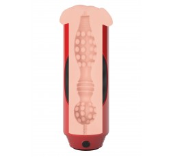 Sexy Shop Online I Trasgressivi - Masturbatore Bocca Vibrante - Mega Grip Mouth Stroker Red - Pipedream