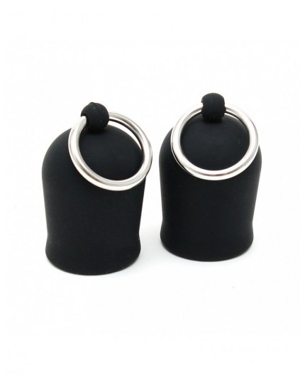 Sexy Shop Online I Trasgressivi - Pompe Per Capezzoli - Nipple Suckers With Ring - Rimba