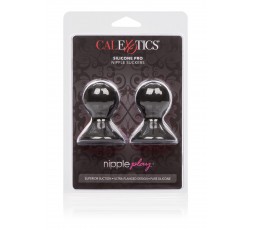 Sexy Shop Online I Trasgressivi - Pompe Per Capezzoli - Silicone Pro Nipple Suckers Black - California Exotic Novelties