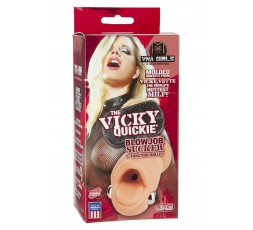 Sexy Shop Online I Trasgressivi - Masturbatore Bocca Vibrante - The Vicky Blowjob Sucker White - Doc Johnson