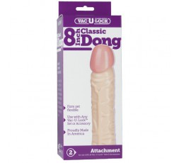 Sexy Shop Online I Trasgressivi - Fallo Realistico Dildo - Vac U Lock 8" Classic Dong - Doc Johnson